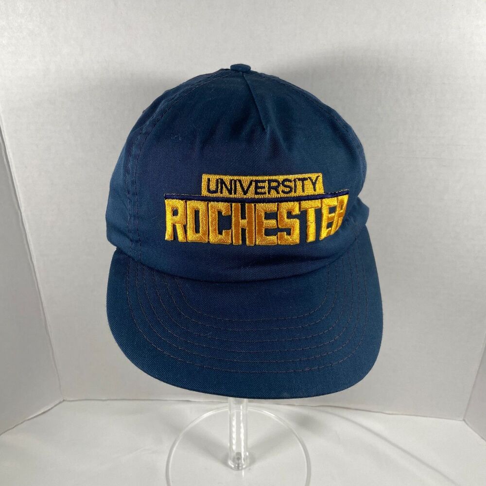 Vintage University Rochester University Square Snapback Hat Cap USA